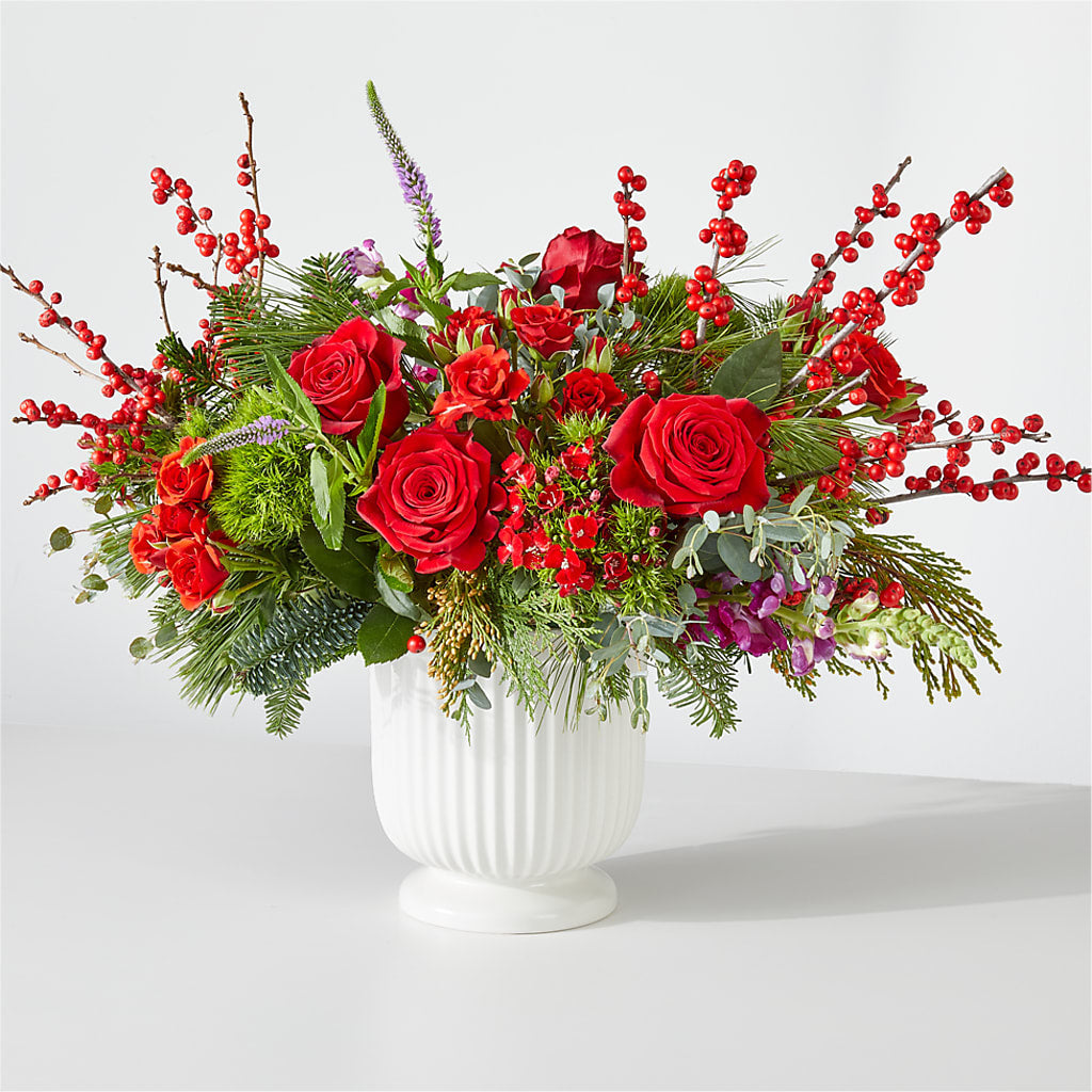Big Red Bow Bouquet – Danville Floral And Gifts Llc, Danville IL