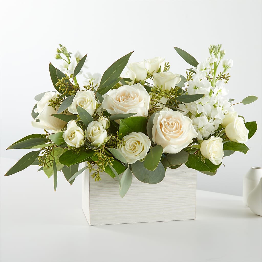 Fresh Linen Box Bouquet – Danville Floral And Gifts Llc, Danville IL