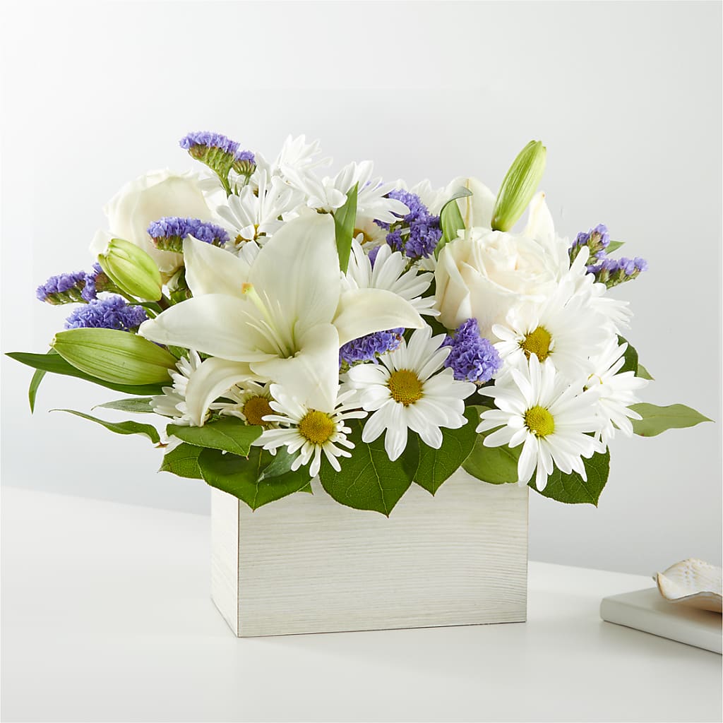 Beyond Blue Box Bouquet – Danville Floral And Gifts Llc, Danville IL