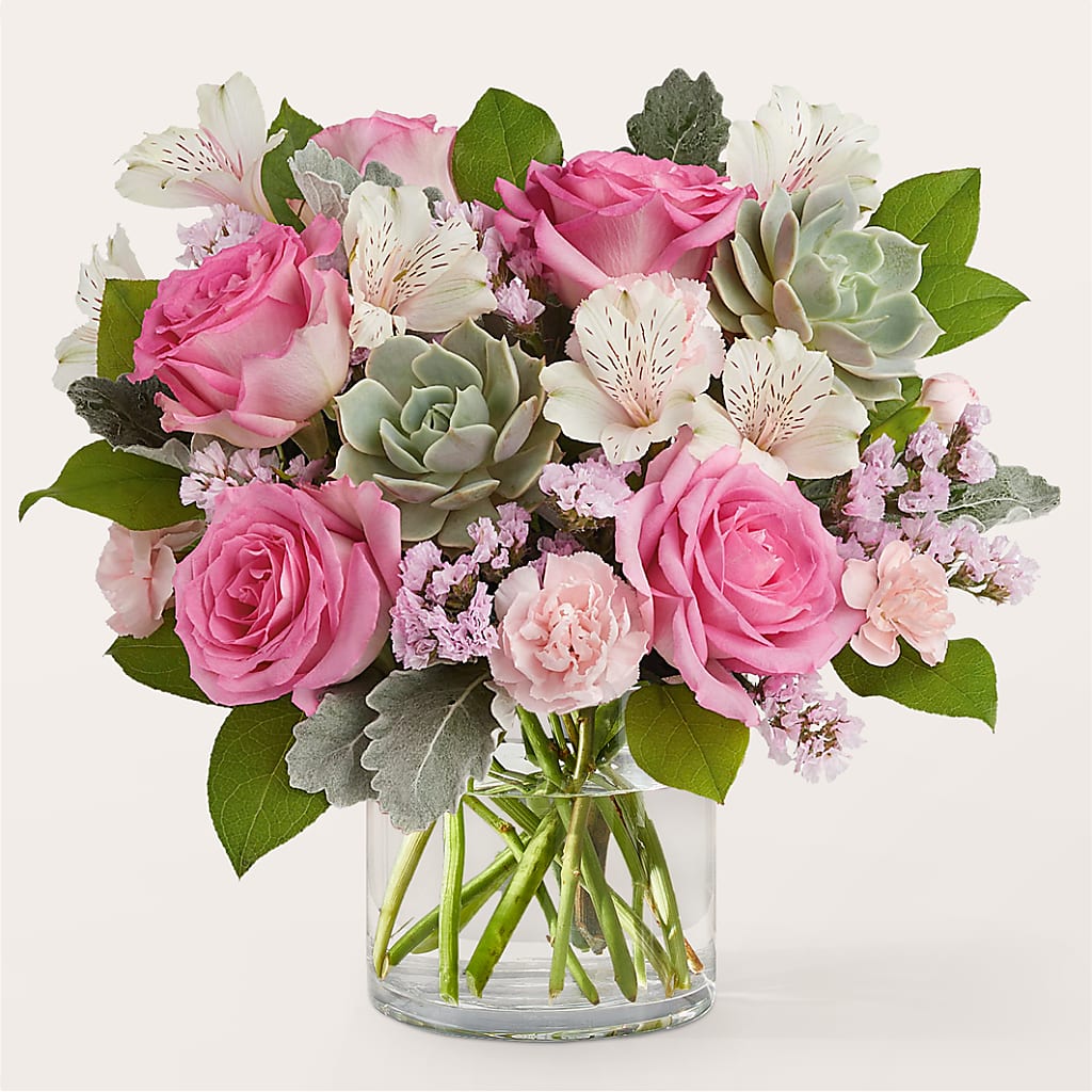 Dusty Rose Bouquet – Danville Floral And Gifts Llc, Danville IL