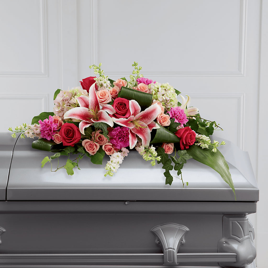 Splendid Grace Casket Spray – Danville Floral And Gifts Llc, Danville IL