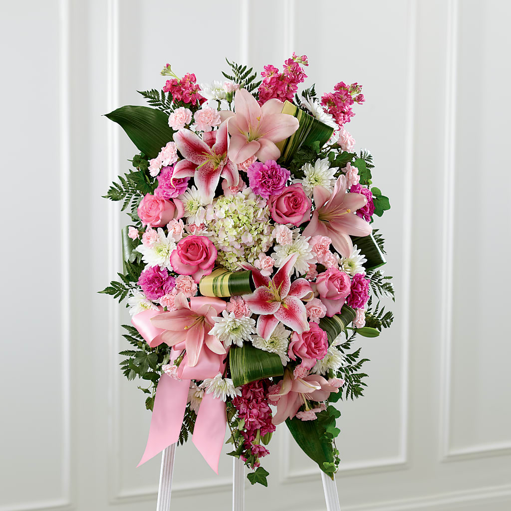 Comforting Standing Spray – Danville Floral And Gifts Llc, Danville IL
