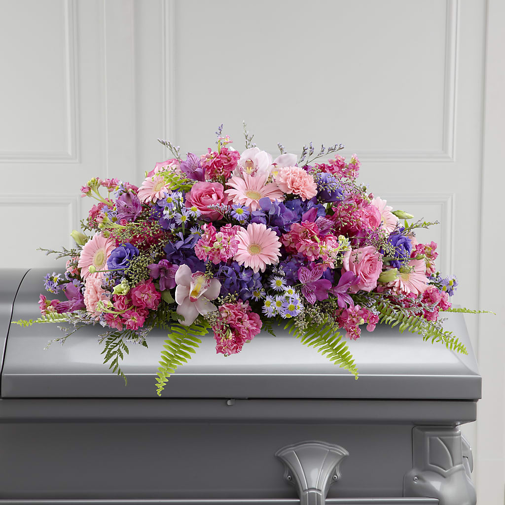 Glorious Garden Casket Spray – Danville Floral And Gifts Llc, Danville IL