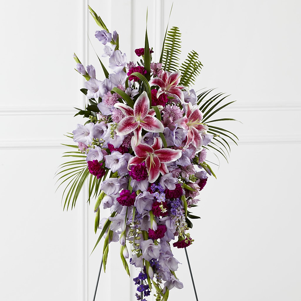 Tender Touch Standing Spray – Danville Floral And Gifts Llc, Danville IL