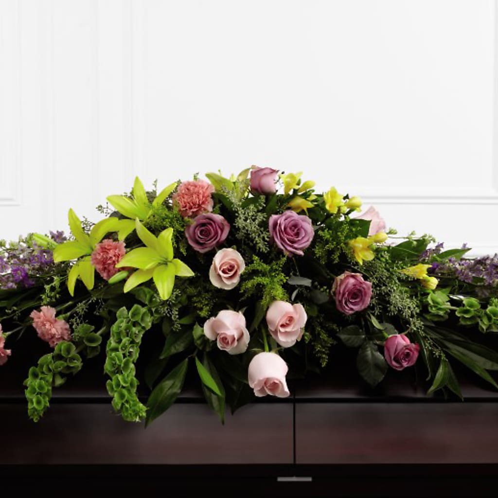 Forever Beloved Casket Spray – Danville Floral And Gifts Llc, Danville IL