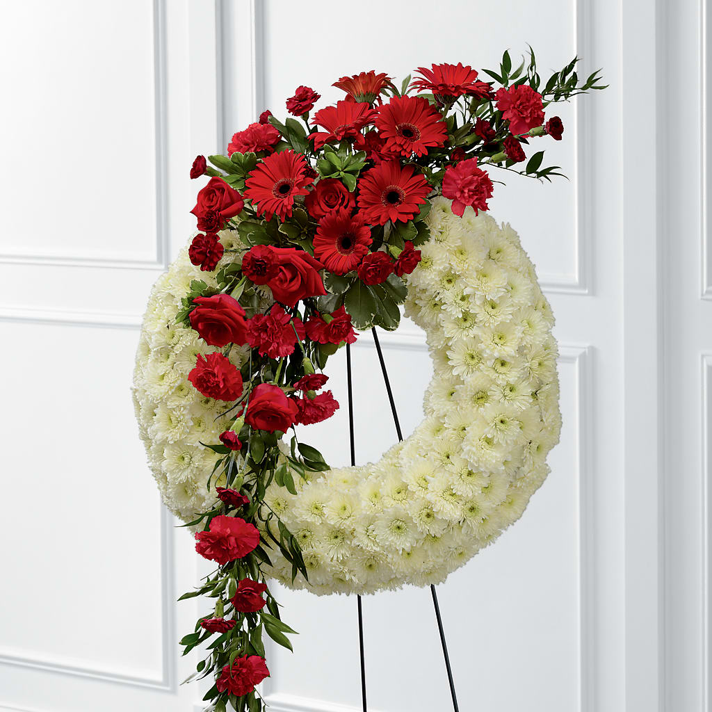 Graceful Tribute Wreath – Danville Floral And Gifts Llc, Danville IL