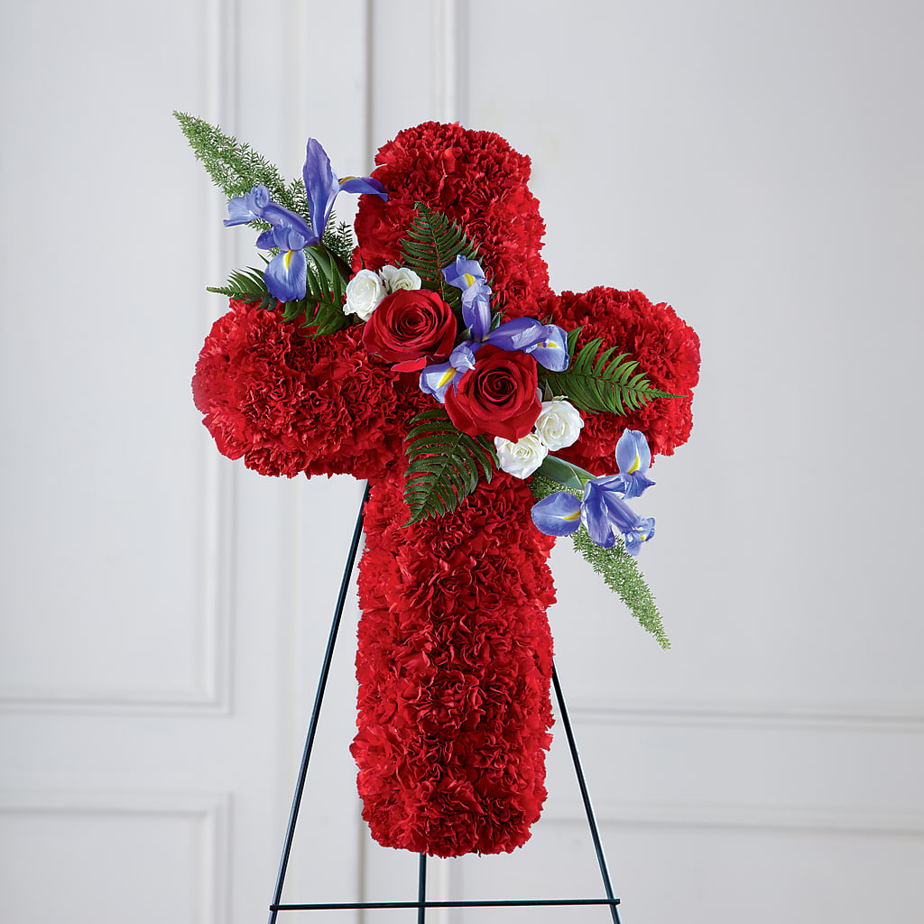 Faithful Hero Floral Cross – Danville Floral And Gifts Llc, Danville IL