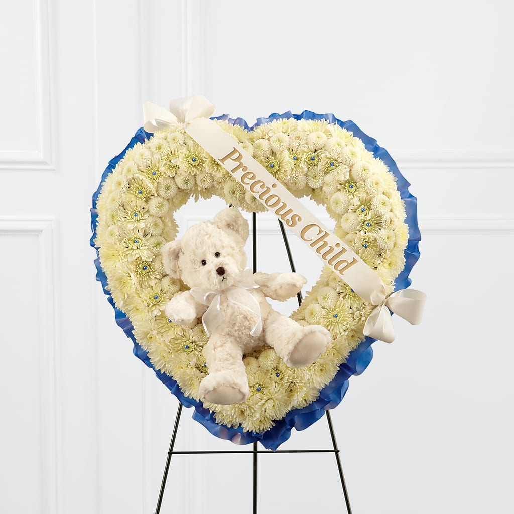 Precious Child Standing Heart – Danville Floral And Gifts Llc, Danville IL