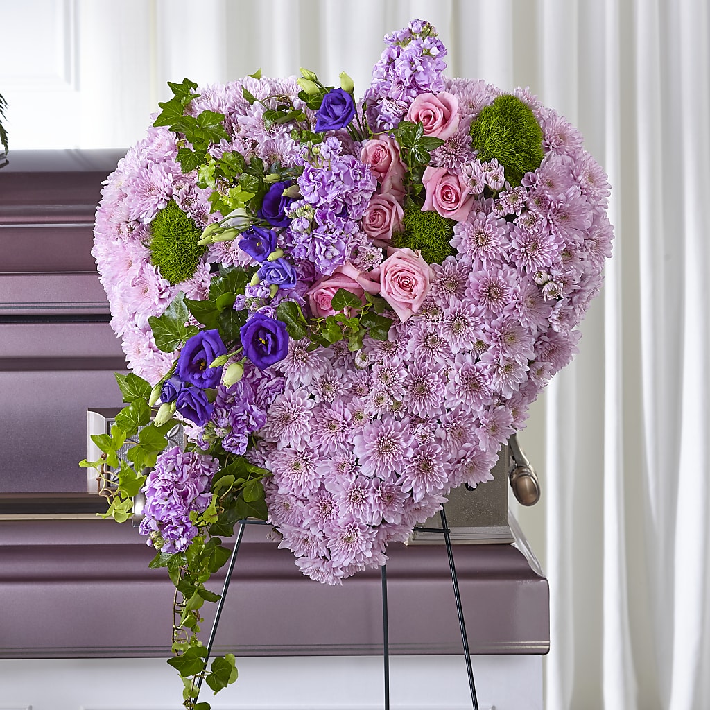 Treasured Love Standing Heart – Danville Floral And Gifts Llc, Danville IL