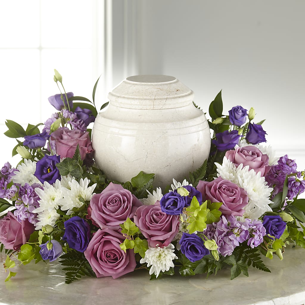 Blooming Sympathy Cremation Adornment – Danville Floral And Gifts Llc, Danville IL
