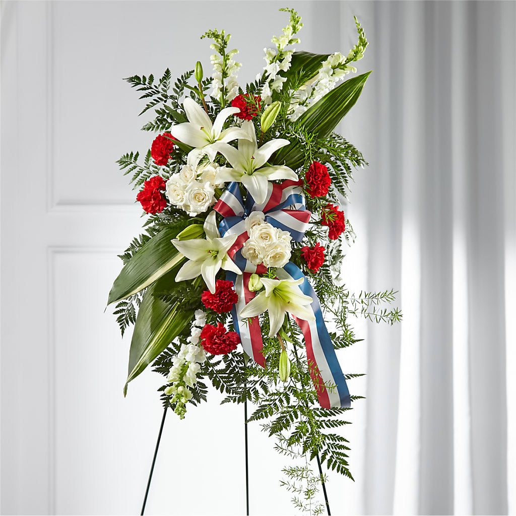 Stars of Life Standing Spray – Danville Floral And Gifts Llc, Danville IL