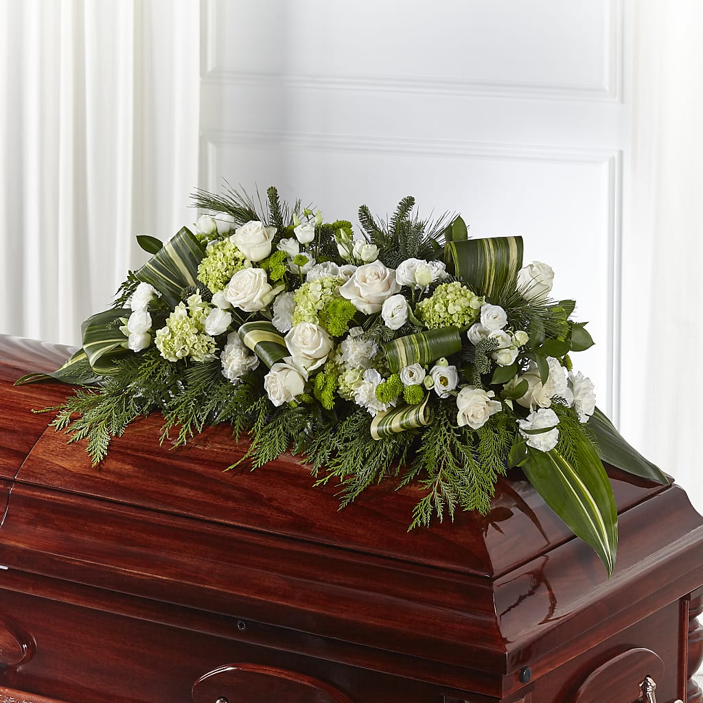 Hopeful Gesture Casket Spray – Danville Floral And Gifts Llc, Danville IL