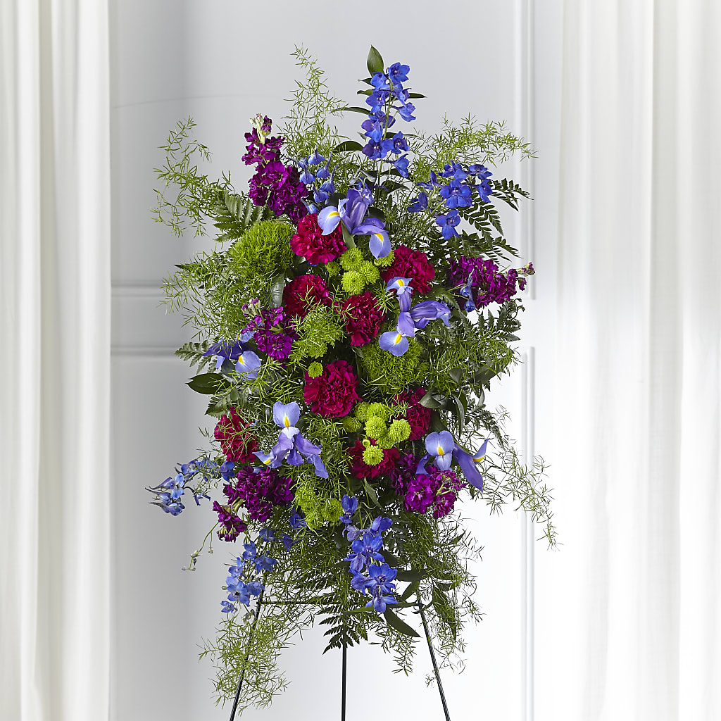 Heavenly Skies Standing Spray – Danville Floral And Gifts Llc, Danville IL