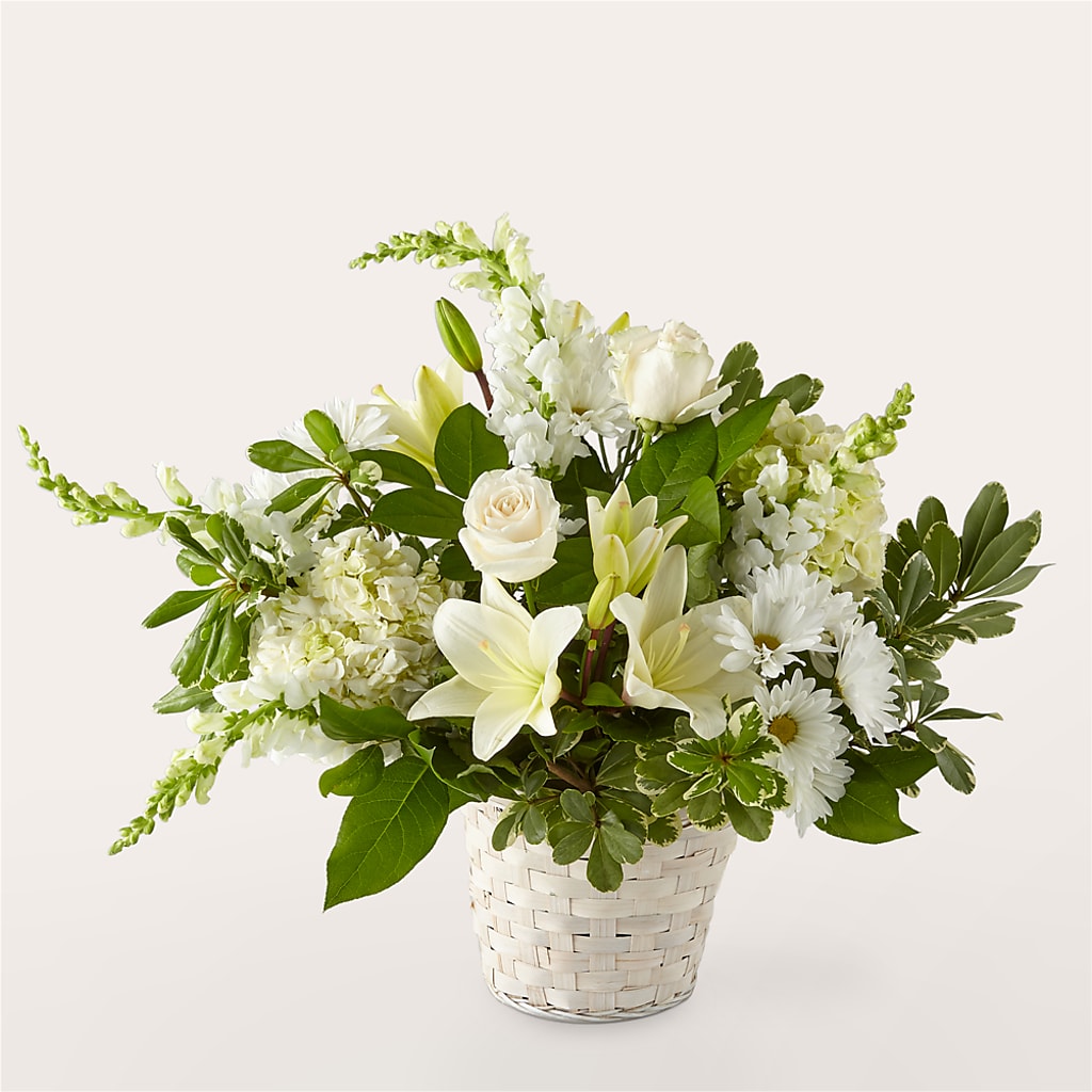 Ivory Elegance Floral Basket – Danville Floral And Gifts Llc, Danville IL