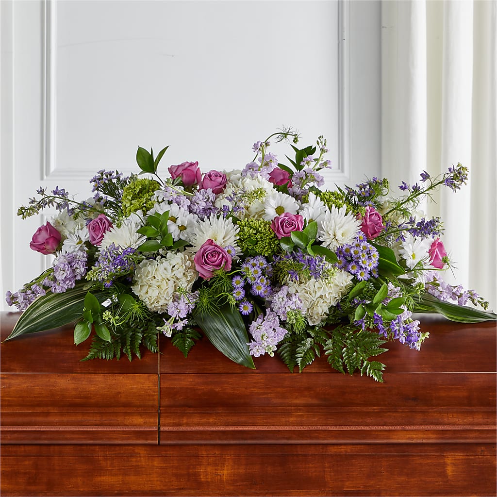 Meadows of Serenity Casket Spray – Danville Floral And Gifts Llc, Danville IL