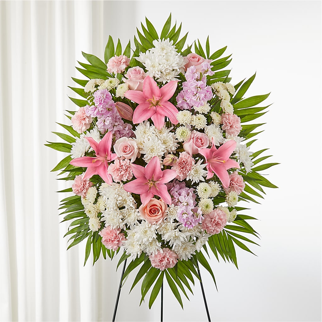 Offering Solace Standing Spray – Danville Floral And Gifts Llc, Danville IL