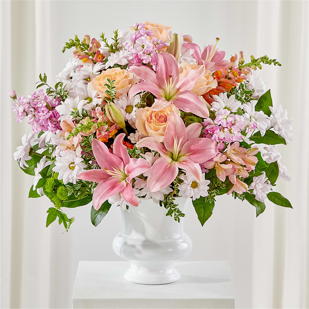 Heartfelt Gesture Urn Arrangement – Danville Floral And Gifts Llc, Danville IL