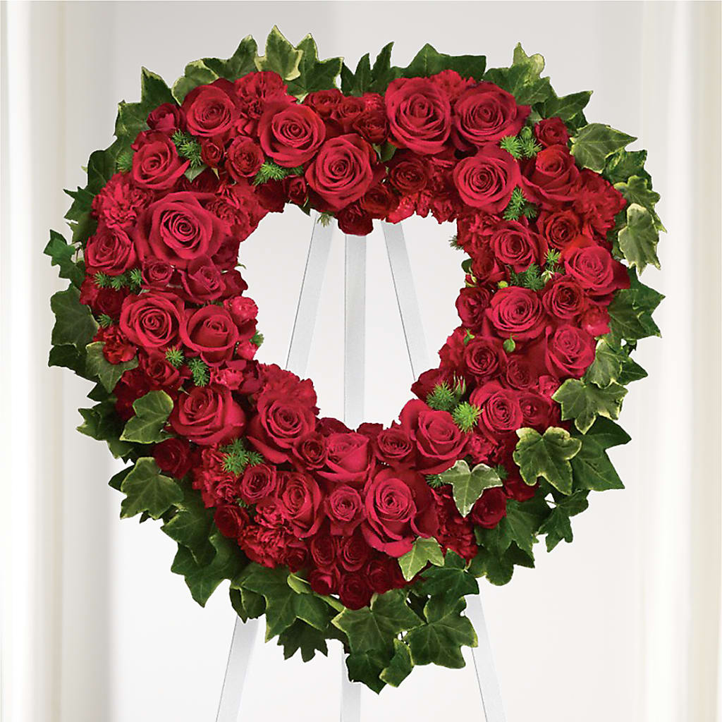 Wholehearted Standing Spray – Danville Floral And Gifts Llc, Danville IL