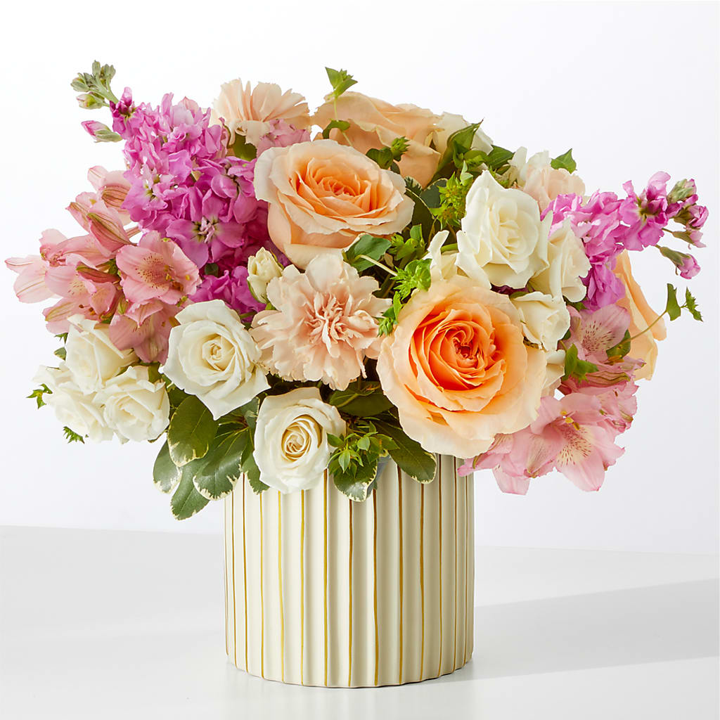 Paradise Bouquet with Ivory Vase – Danville Floral And Gifts Llc, Danville IL