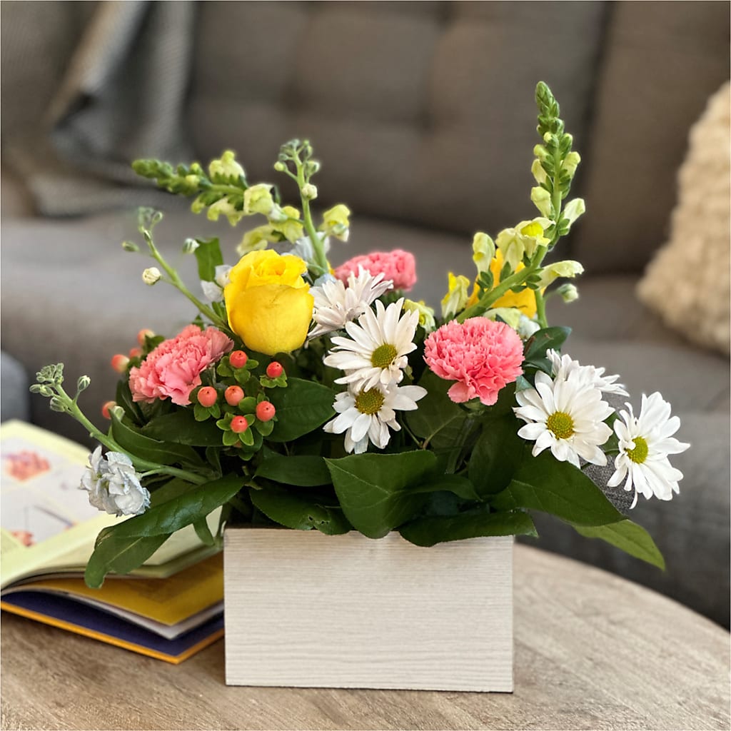 Sun Salutation Box Bouquet –  Danville Floral And Gifts Llc, Danville IL