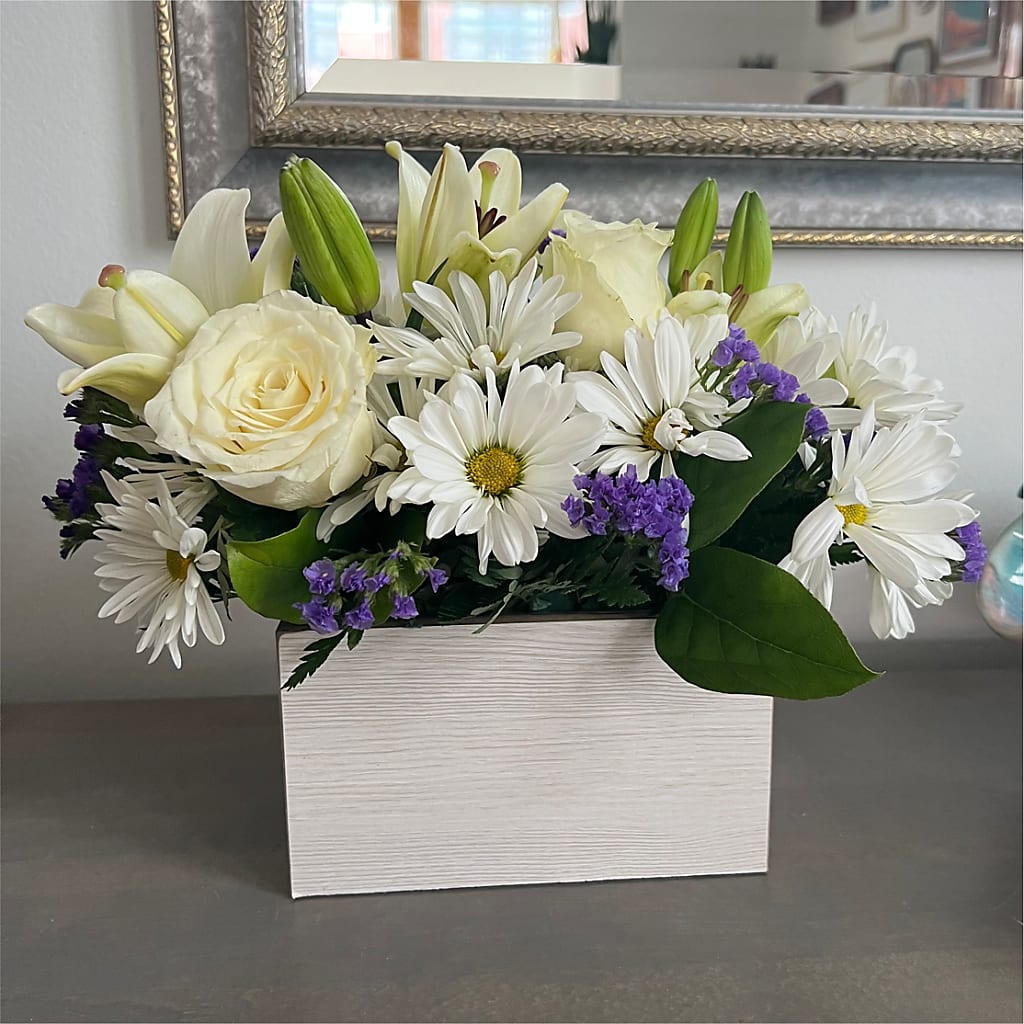 Beyond Blue Box Bouquet –  Danville Floral And Gifts Llc, Danville IL