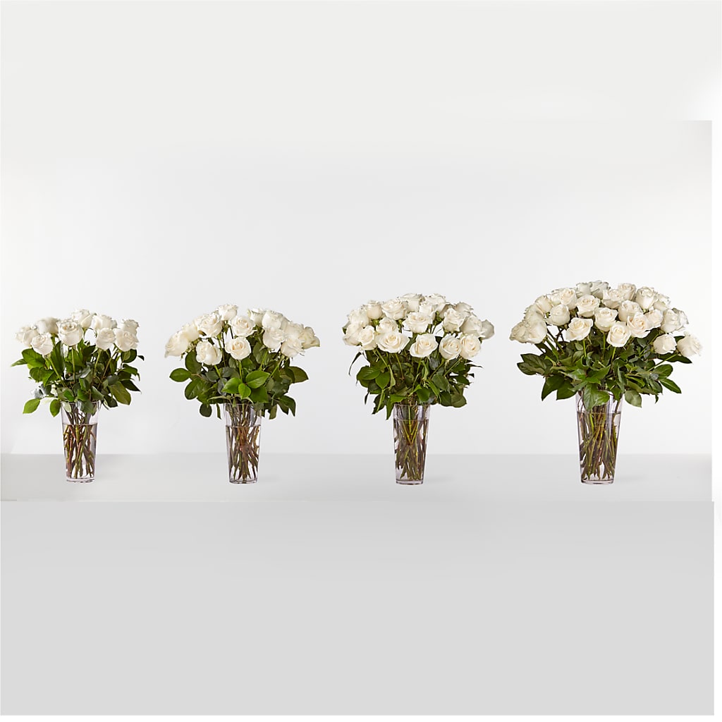Long Stem White Rose Bouquet –  Danville Floral And Gifts Llc, Danville IL
