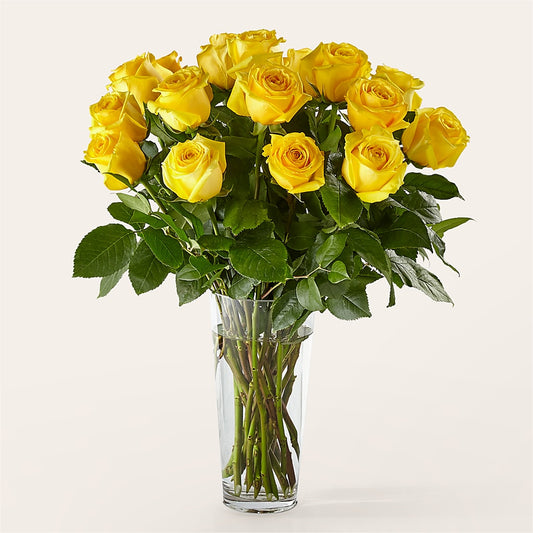 Long Stem Yellow Rose Bouquet –  Danville Floral And Gifts Llc, Danville IL