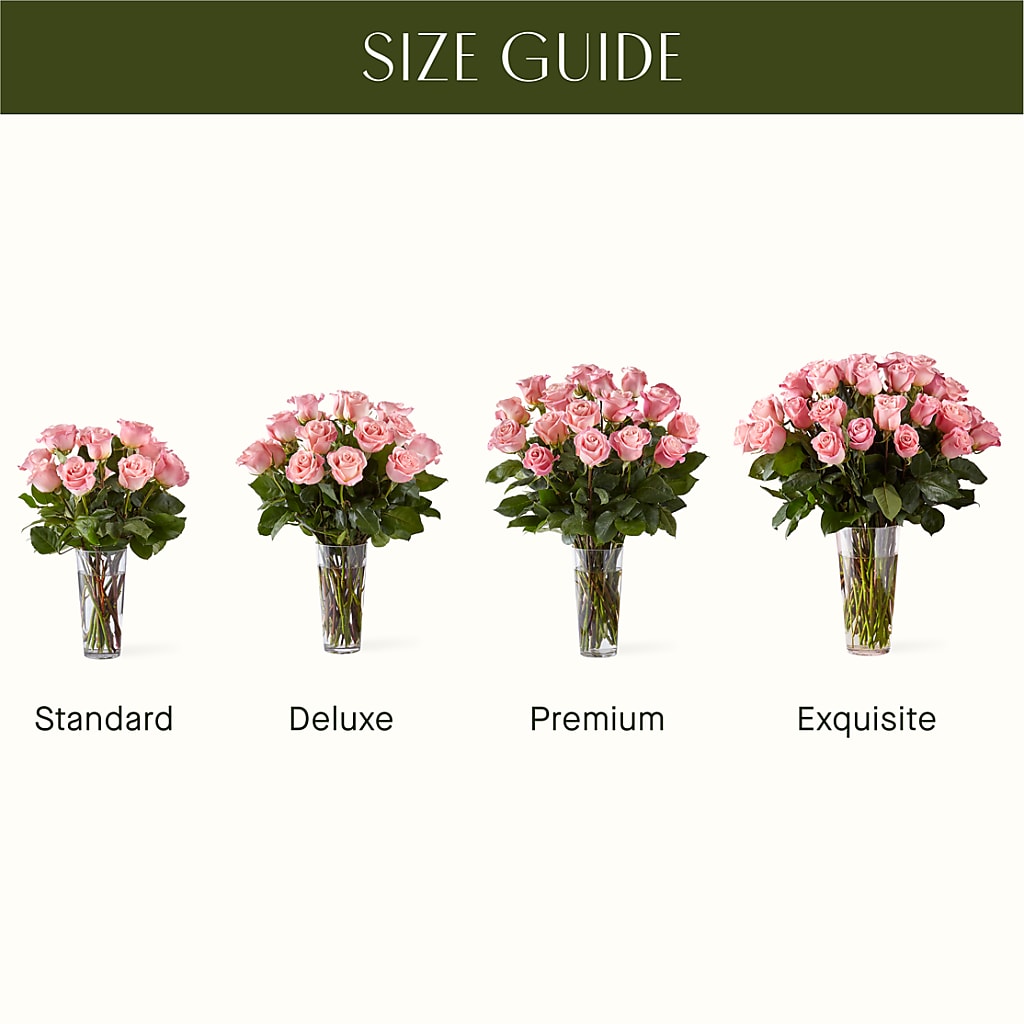 Long Stem Pink Rose Bouquet –  Danville Floral And Gifts Llc, Danville IL