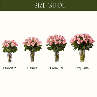 Long Stem Pink Rose Bouquet –  Danville Floral And Gifts Llc, Danville IL