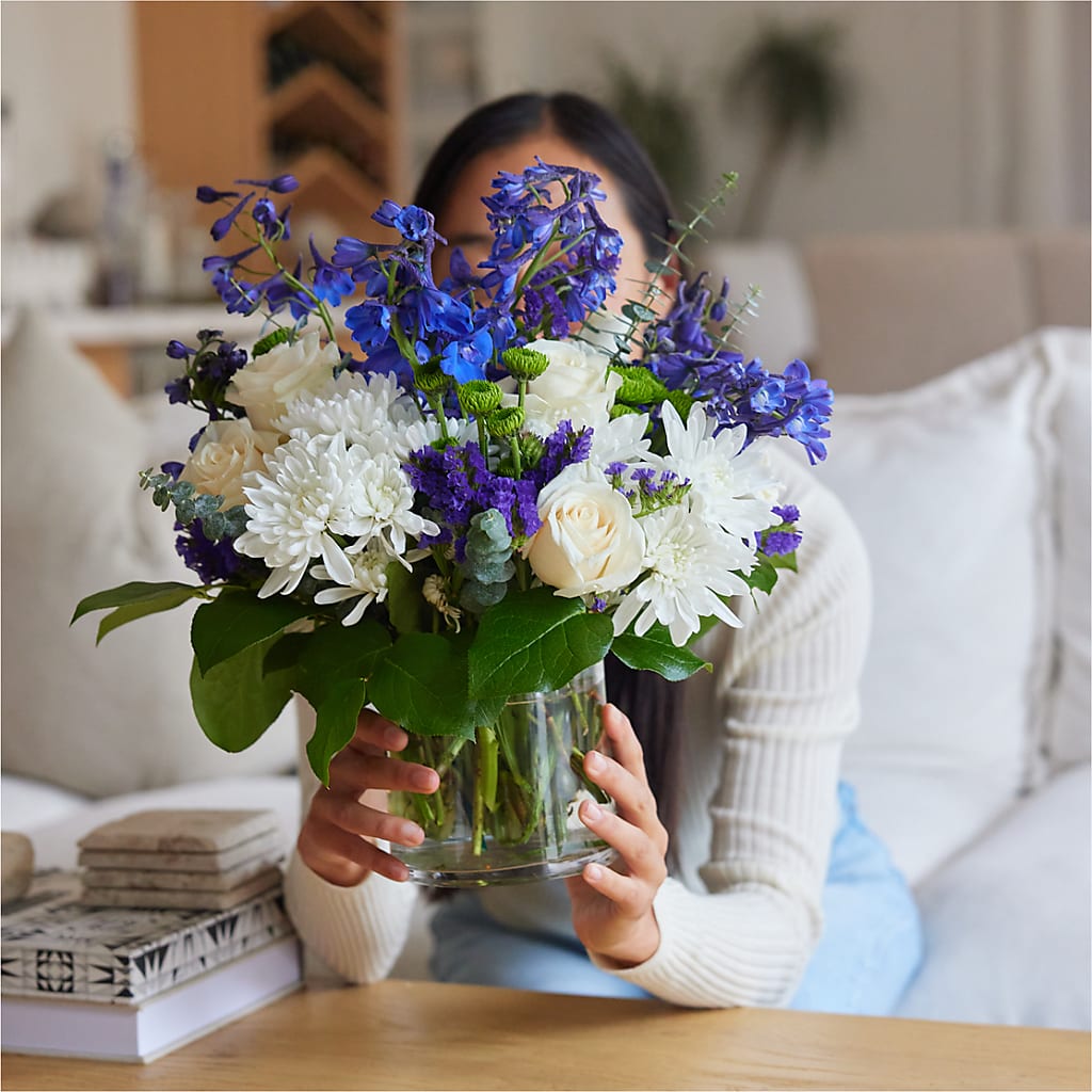 Cerulean Waves Bouquet –  Danville Floral And Gifts Llc, Danville IL