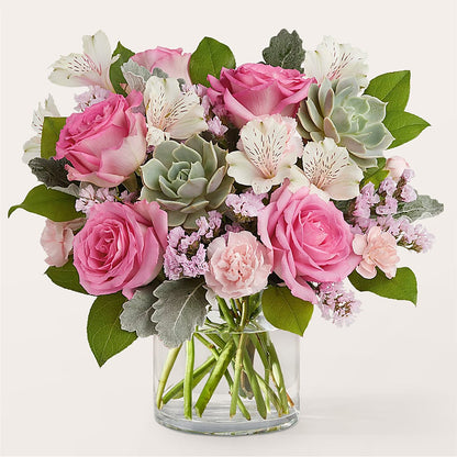 Dusty Rose Bouquet –  Danville Floral And Gifts Llc, Danville IL