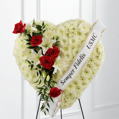 Heartfelt Hero Standing Heart –  Danville Floral And Gifts Llc, Danville IL