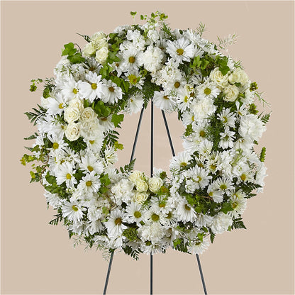 Faithful Wishes Wreath –  Danville Floral And Gifts Llc, Danville IL