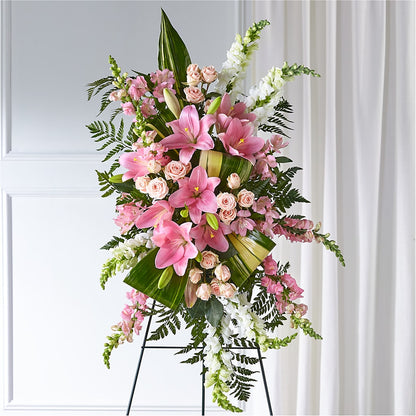 Elegant Embrace Standing Spray –  Danville Floral And Gifts Llc, Danville IL