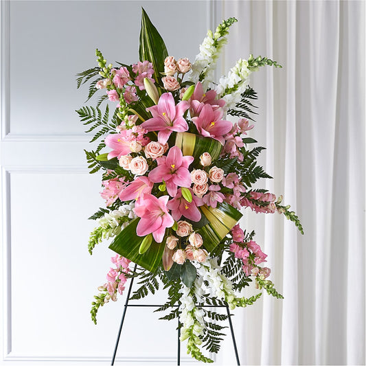 Elegant Embrace Standing Spray –  Danville Floral And Gifts Llc, Danville IL