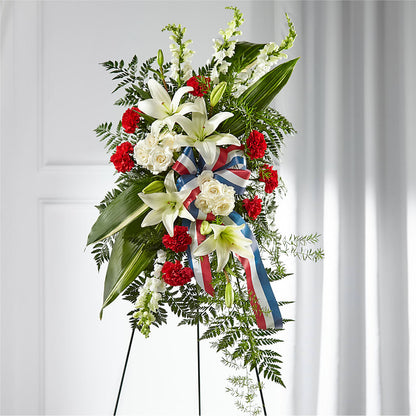 Stars of Life Standing Spray –  Danville Floral And Gifts Llc, Danville IL