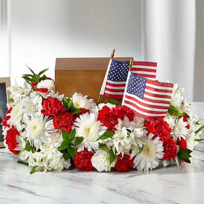 Spirit of Patriotism Cremation Adornment –  Danville Floral And Gifts Llc, Danville IL