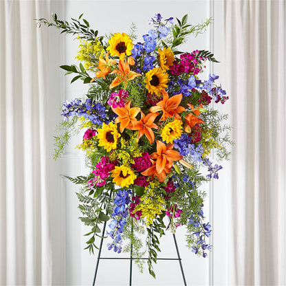 Sunlit Memories Standing Spray (Standard) –  Danville Floral And Gifts Llc, Danville IL