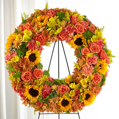 Autumnal Memories Wreath (Standard) –  Danville Floral And Gifts Llc, Danville IL