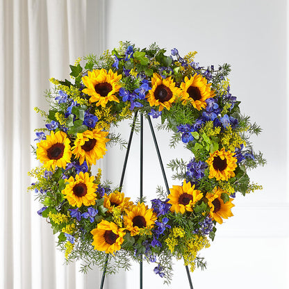 Bright Rays Wreath –  Danville Floral And Gifts Llc, Danville IL
