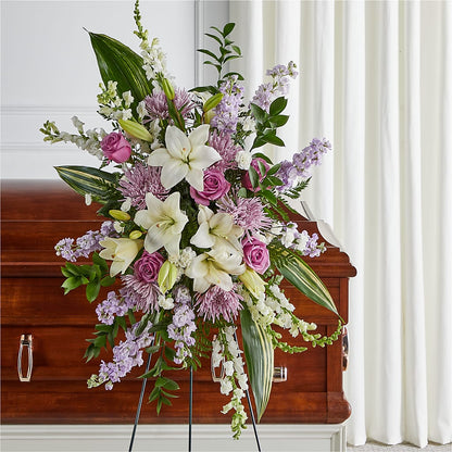 Grateful Hearts Standing Spray –  Danville Floral And Gifts Llc, Danville IL