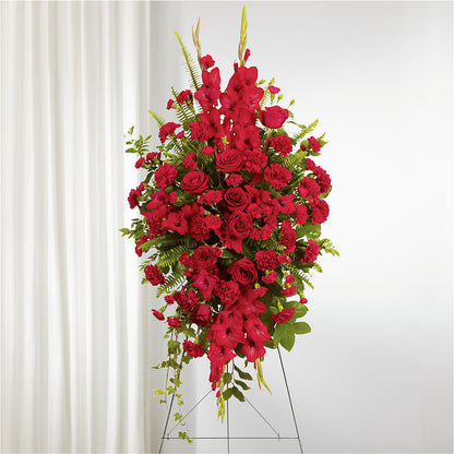 From the Heart Standing Spray –  Danville Floral And Gifts Llc, Danville IL
