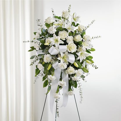 With Care Standing Spray –  Danville Floral And Gifts Llc, Danville IL