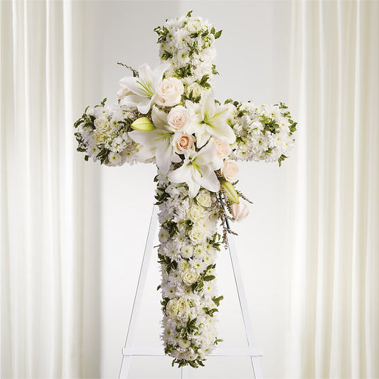 Spiritual Guidance Standing Spray –  Danville Floral And Gifts Llc, Danville IL