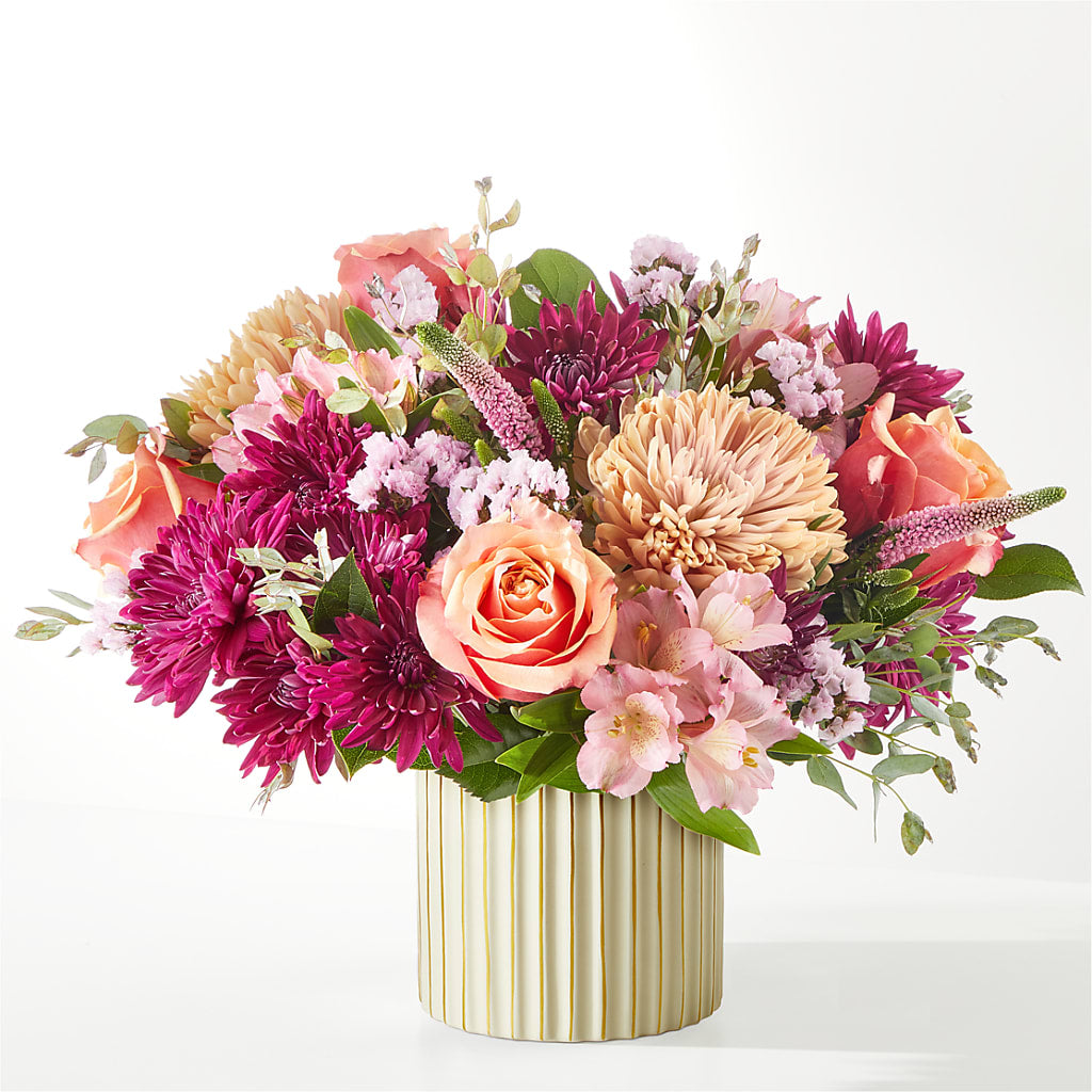 Berry Cobbler Bouquet with Ivory Vase –  Danville Floral And Gifts Llc, Danville IL