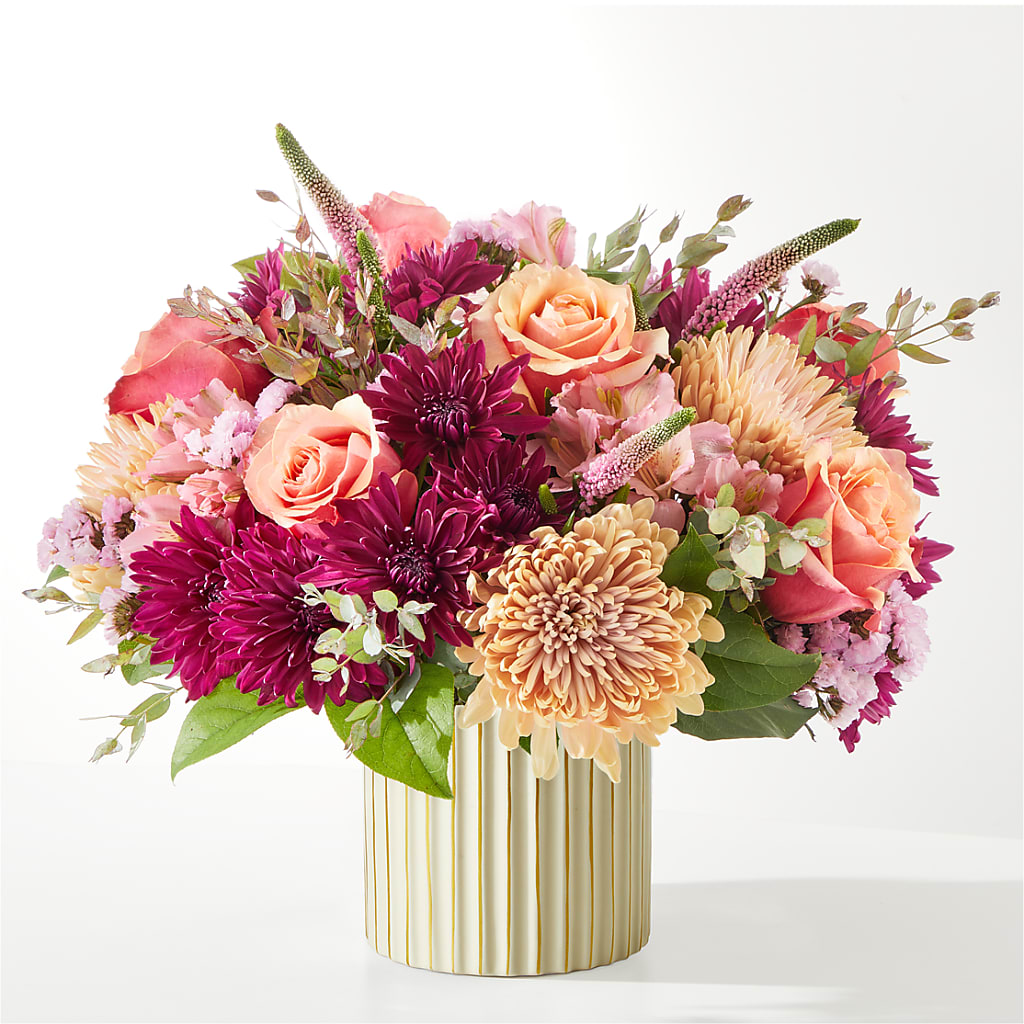 Berry Cobbler Bouquet with Ivory Vase –  Danville Floral And Gifts Llc, Danville IL