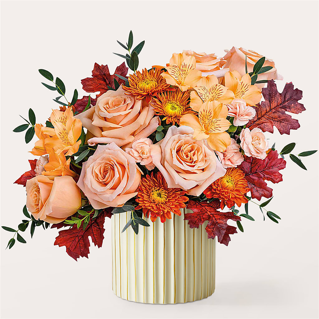 Spiced Latte Bouquet with Ivory Vase –  Danville Floral And Gifts Llc, Danville IL