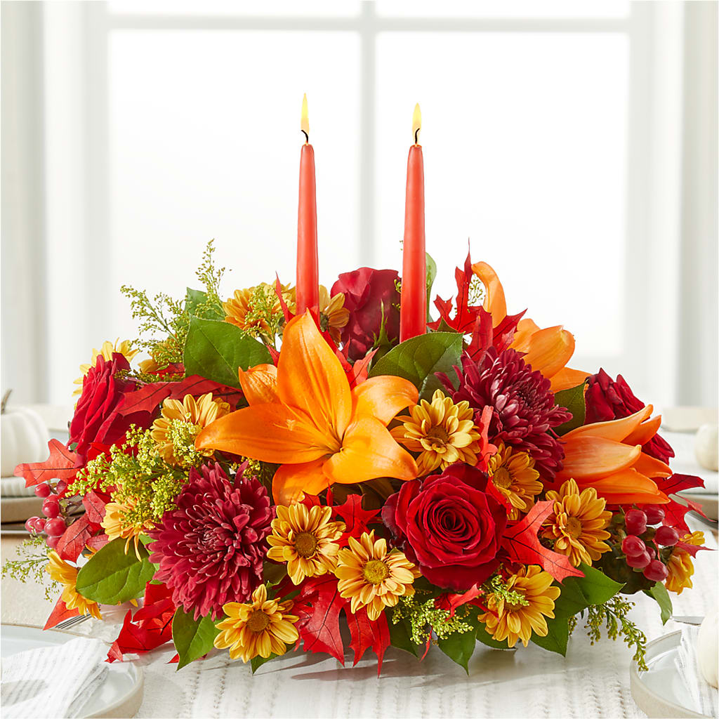 Autumn's Embrace Centerpiece –  Danville Floral And Gifts Llc, Danville IL