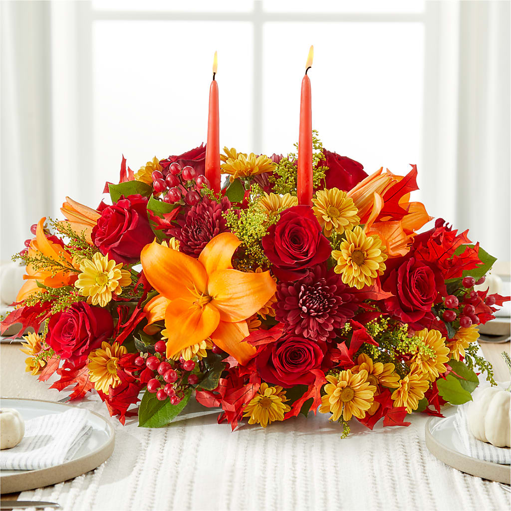 Autumn's Embrace Centerpiece –  Danville Floral And Gifts Llc, Danville IL