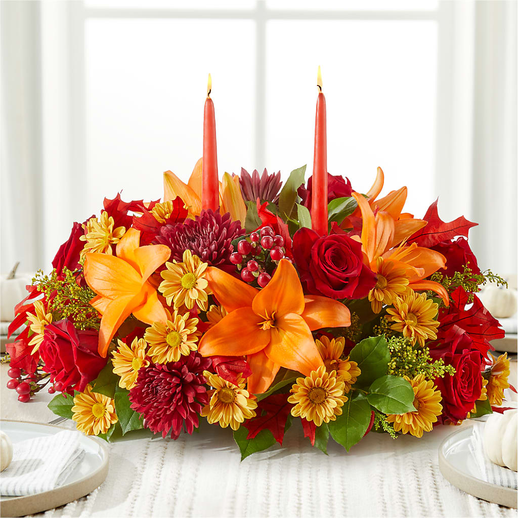 Autumn's Embrace Centerpiece –  Danville Floral And Gifts Llc, Danville IL